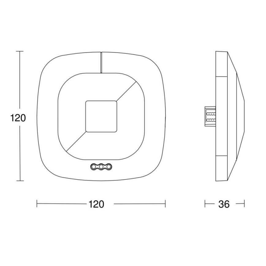 Steinel 059484 - Prezenční hlásič HF 360 V3 KNX bílá
