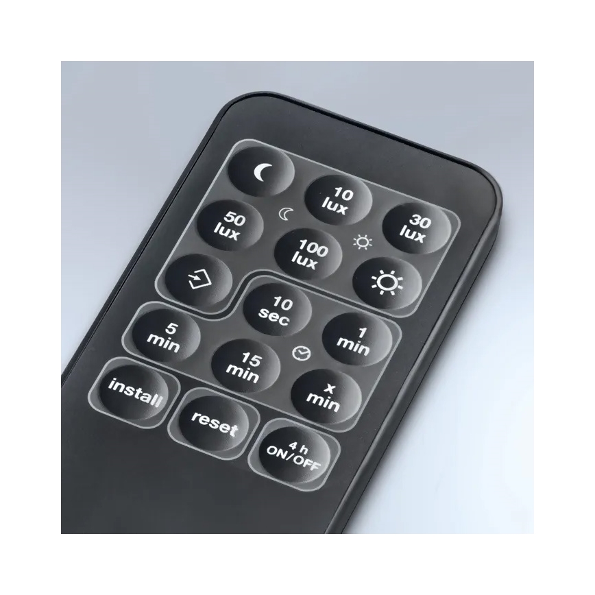 Steinel 059538 - Senzor pohybu SensIQ IP54 černá + dálkové ovládání