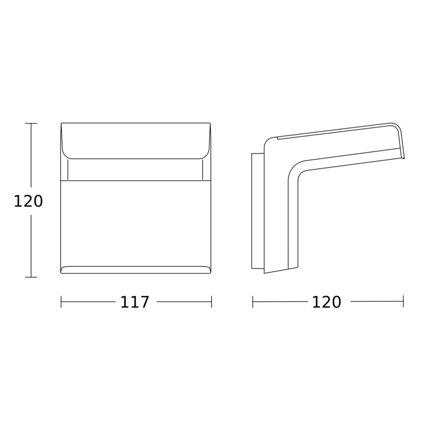 Steinel 059620 - Senzor pohybu iHF 3D KNX IP54 antracit