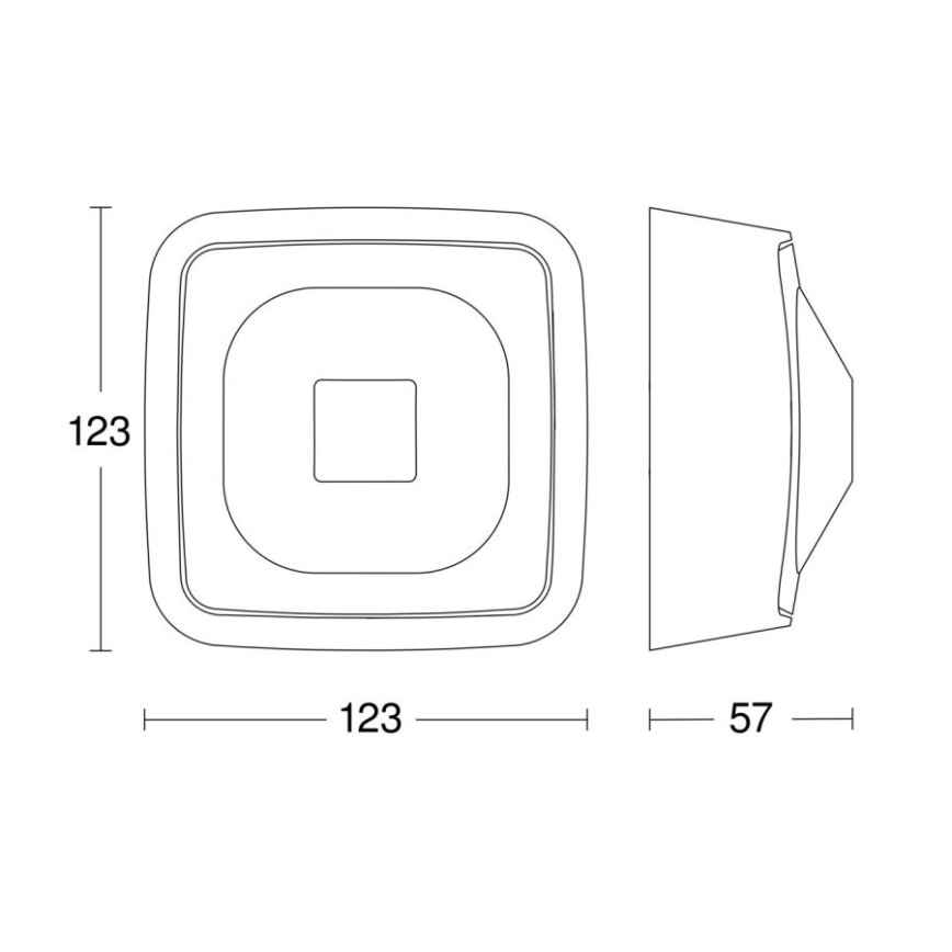 Steinel 064259 - Prezenční hlásič HF 360-2 COM2 IP54 bílá