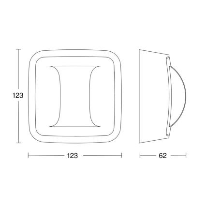 Steinel 064549 - Prezenční hlásič Hallway DALI-2 bílá