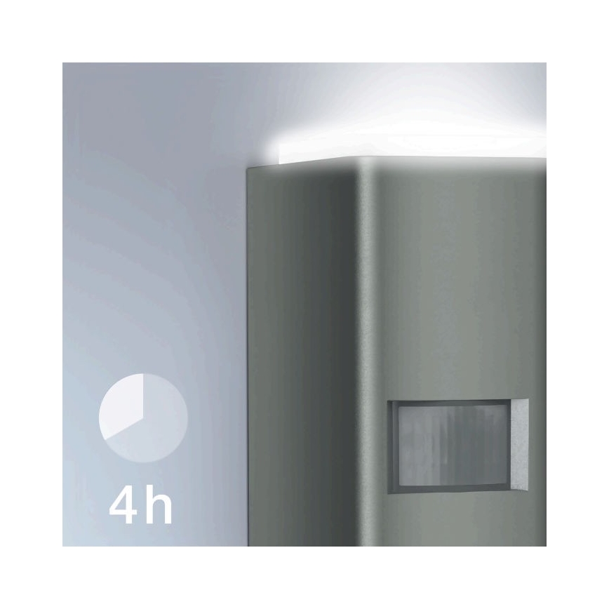 Steinel 067199 - LED Venkovní nástěnné svítidlo se senzorem L 930 S LED/9,3W/230V IP44 antracit