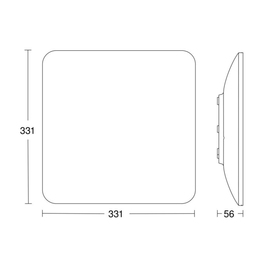 Steinel 067519 - LED Stmívatelné stropní svítidlo se senzorem RS PRO S30 Q SC 26W/230V 4000K