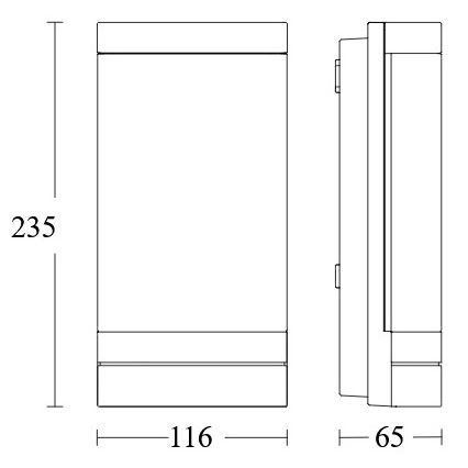 Steinel 068714 - LED Venkovní svítidlo L 271 C LED/6,6W/230V 3000K IP44