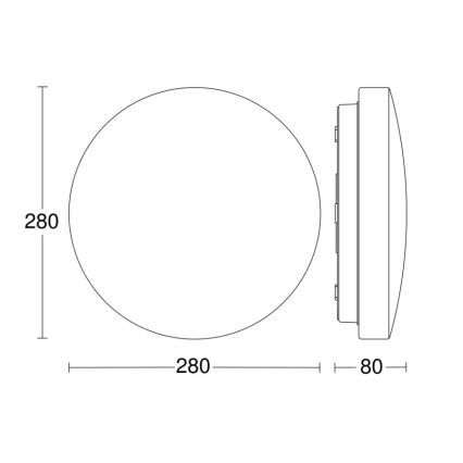 Steinel 069698 - LED Koupelnové stropní svítidlo RSPRO P1 LED/8,2W/230V 4000K IP54