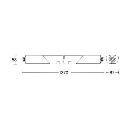 Steinel 078881 - LED Technické svítidlo se senzorem RS PRO 5100 SC LED/30W/230V IP66