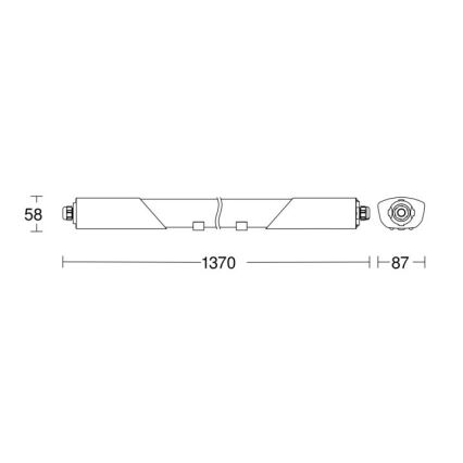 Steinel 079178 - LED Technické svítidlo se senzorem RS PRO CONNECT 5100 SL LED/30W/230V IP66