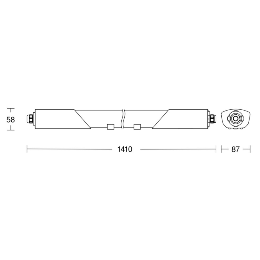 Steinel 079185 - LED Technické svítidlo se senzorem RS PRO 5100 SC LED/31W/230V IP66