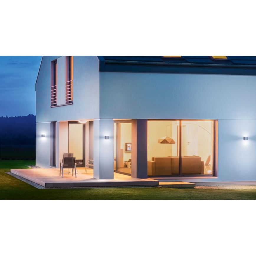 Steinel 079260 - LED Venkovní nástěnné svítidlo L835 C LED/9,1W/230V IP44 antracit