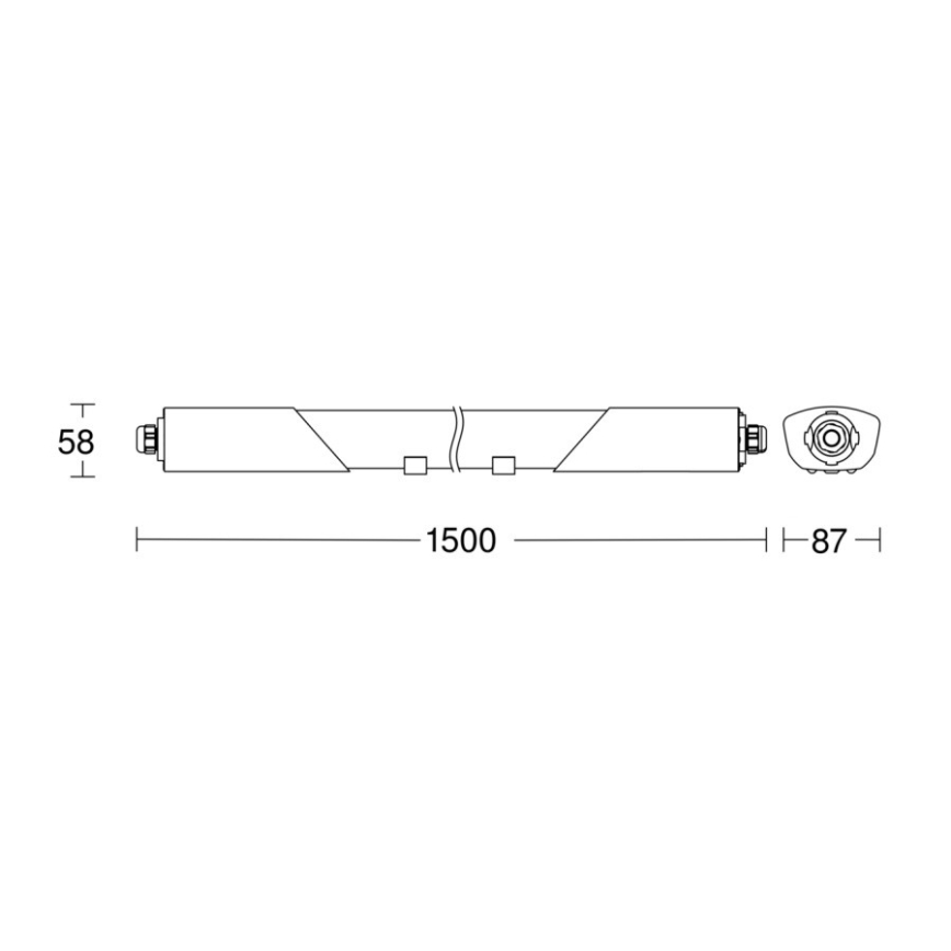 Steinel 079338 - LED Technické svítidlo se senzorem RS PRO 5150 SC 5C LED/42W/230V IP66