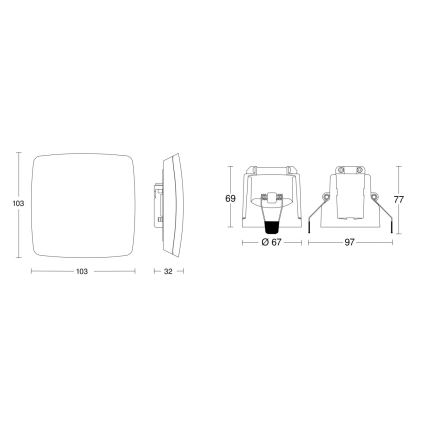 Steinel 079451 - Prezenční hlásič TRUE PRESENCE KNX bílá