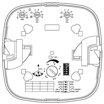 Steinel 079529 - Prezenční hlásič HF 360 DALI-2 APC bílá