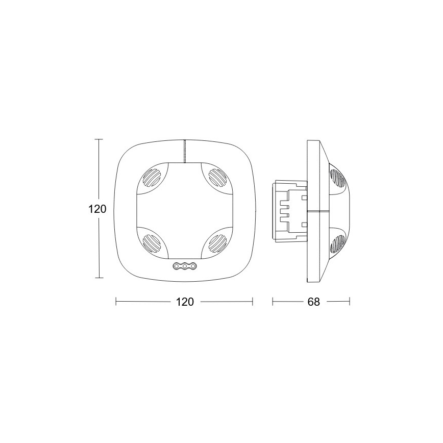 Steinel 079574 - Prezenční hlásič DualTech COM1 bílá
