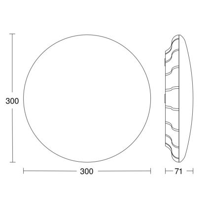 Steinel 079772 - LED Venkovní stropní svítidlo se senzorem RS PRO S20 SC LED/15,7W/230V IP65 4000K