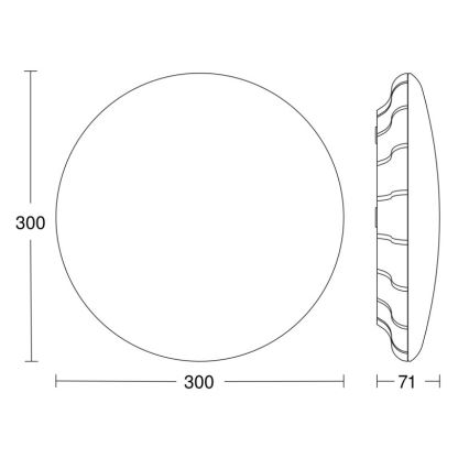 Steinel 079789- LED Venkovní stropní svítidlo se senzorem RS PRO S20 SC LED/15,7W/230V IP65 3000K