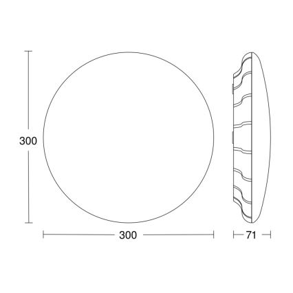 Steinel 081096 - LED Stropní svítidlo se senzorem RS PRO S10 SC LED/9,1W/230V 3000K