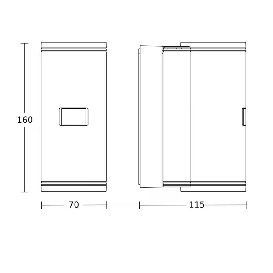 Steinel 087739 - LED Venkovní nástěnné svítidlo se senzorem 2xGU10/14,5W/230V L 940SC IP44