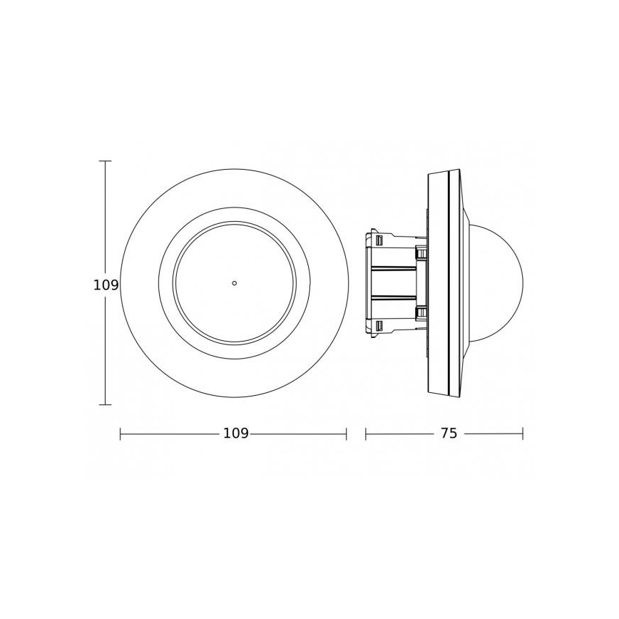 Steinel 087784 - Senzor pohybu MD-24 ECO COM1 360° bílá