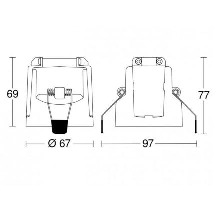 Steinel 088255 - Senzor pohybu podhledový s prezenčním čidlem PD-24 ECO DALI-2 360° bílá