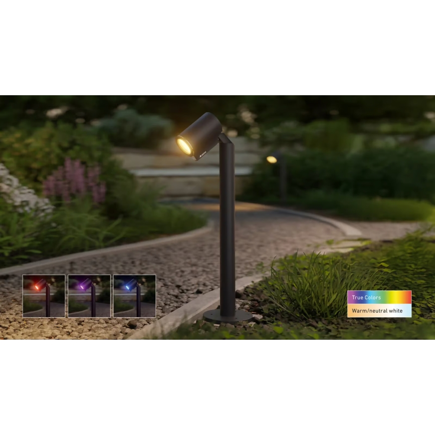 Steinel 089320 - LED RGBW Venkovní lampa se senzorem LED/7,9W/24V IP65