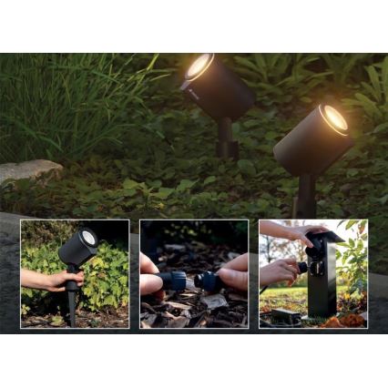 Steinel 089351 - LED RGBW Venkovní lampa LED/7,9W/24V IP65