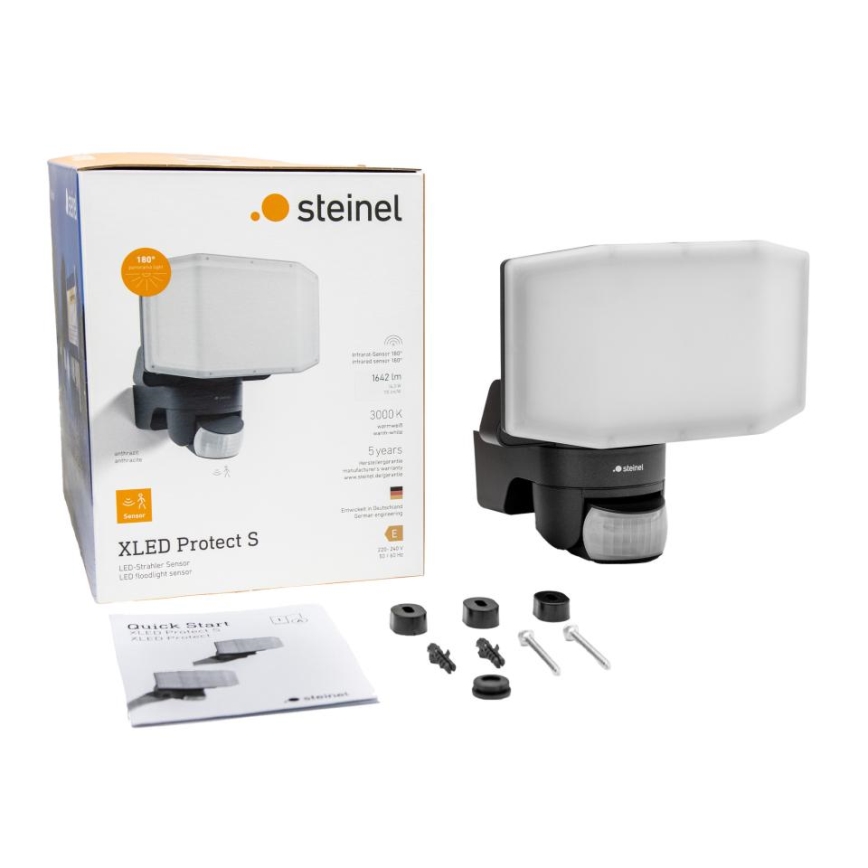 Steinel 090012 - LED Reflektor se senzorem XLED PROTECT LED/14,3W/230V 3000K IP54 antracit