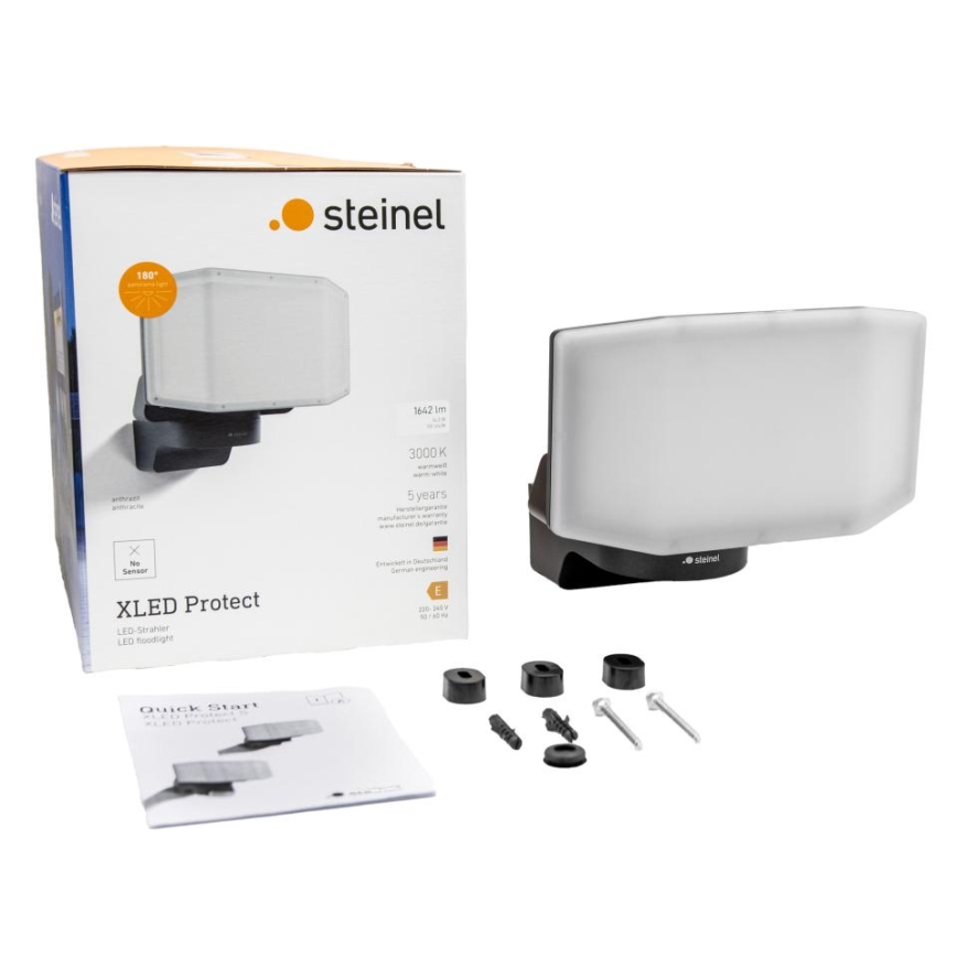 Steinel 090029 - LED Reflektor XLED PROTECT LED/13,6W/230V 3000K IP54 antracit