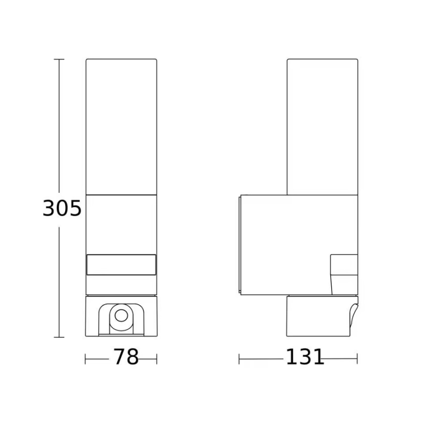 Steinel 092597 - LED Venkovní svítidlo se senzorem a kamerou L 620 LED/13,5W/230V IP44
