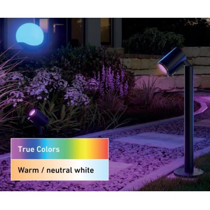 Steinel 093907 - Základní sada LED RGBW 2x Venkovní lampa LED/7,8W/24V IP65