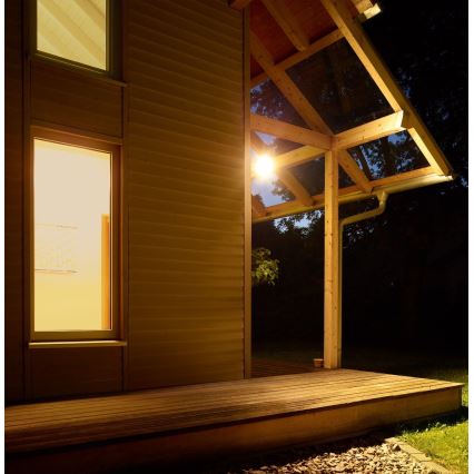 STEINEL 633110 - HS 150 DUO bílá senzorová lampa pro venkovní prostory