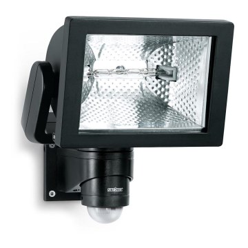 STEINEL 633417 - Halogenový reflektor se senzorem HS 500 S DUO černá STEINEL 633417 - Halogenový reflektor se senzorem HS 500 S DUO černá