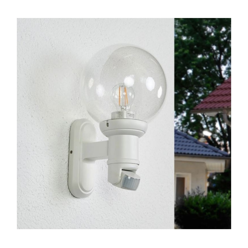 STEINEL 634315 - L 560 S Venkovní senzorová nástěnná lampa bílá IP44