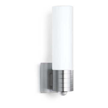 STEINEL 647315 - Venkovní nástěnná lampa se senzorem L 260 S nerez ocel 2xG9/40W/230V IP44