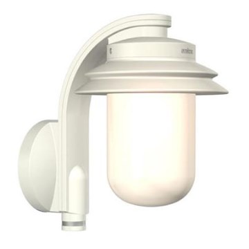 STEINEL 653712 - Venkovní nástěnná lampa se senzorem L 726 S bílá IP44