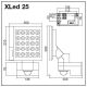 STEINEL 654818 - LED senzorový reflektor Xled 25 bílá IP54
