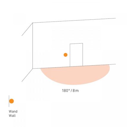 STEINEL 66048 - Venkovní infračervený senzor IR 180 AP 180° IP54 bílá
