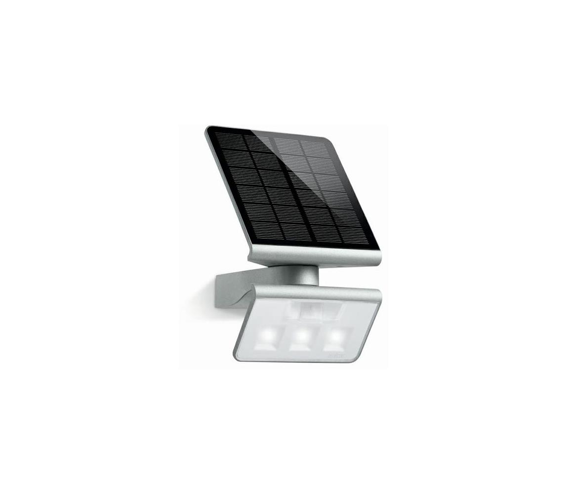 Steinel STEINEL 671013 - Solární LED-reflektor XSolar L-S 1,2W/LED stříbrná IP44 