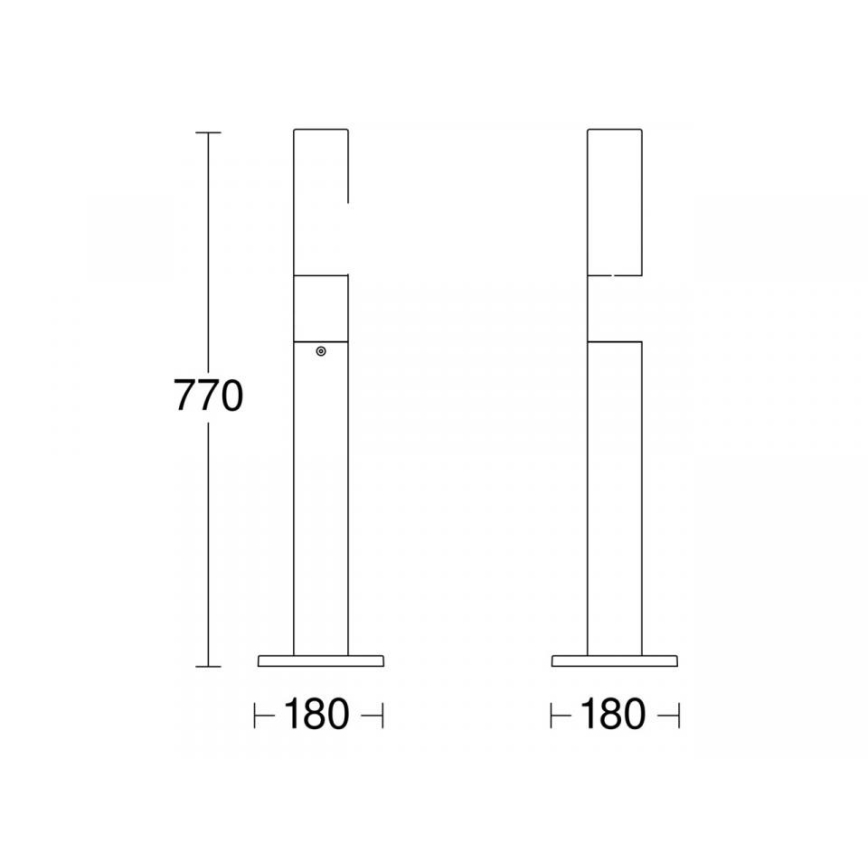 STEINEL 69469 - LED Venkovní lampa GL 65 LED/8,5W/230V IP44 3000K antracit