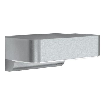 STEINEL 87555 - LED Venkovní nástěnné svítidlo se senzorem L 800 SC LED/7,5W/230V IP44 stříbrná