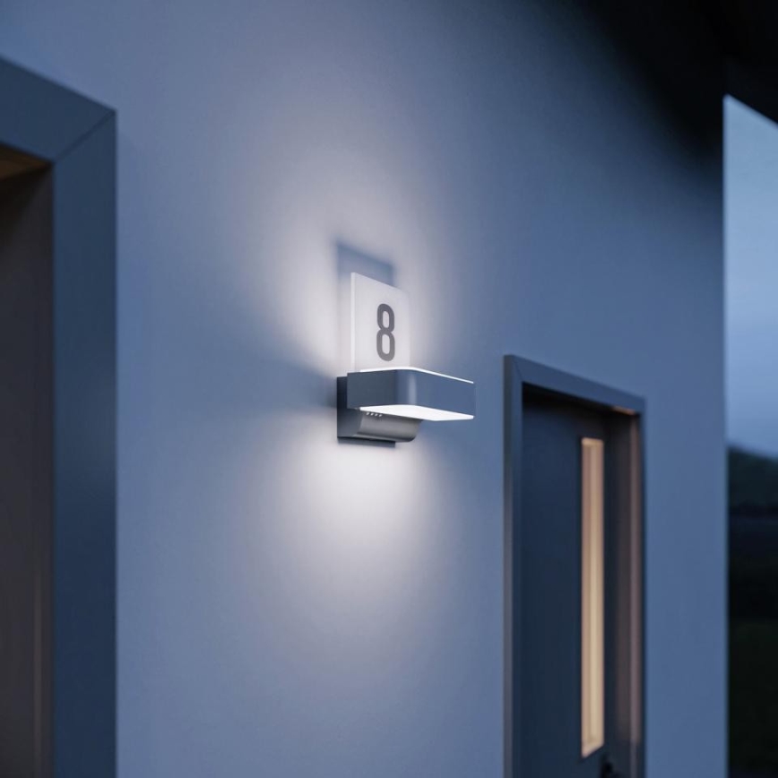STEINEL 87579 - LED Domovní číslo se senzorem L 820 SC LED/9,8W/230V IP44