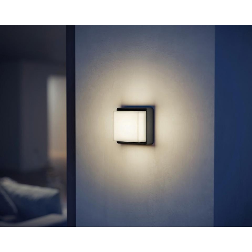 Steinel - LED Stmívatelné nástěnné svítidlo L 845 C LED/9W/230V 3000K IP44 antracit