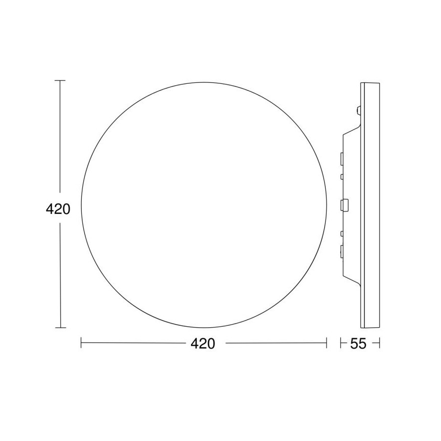 Steinel - LED Stmívatelné stropní svítidlo se senzorem RSPROR30BASICSC 23,22W/230V IP40 3000K