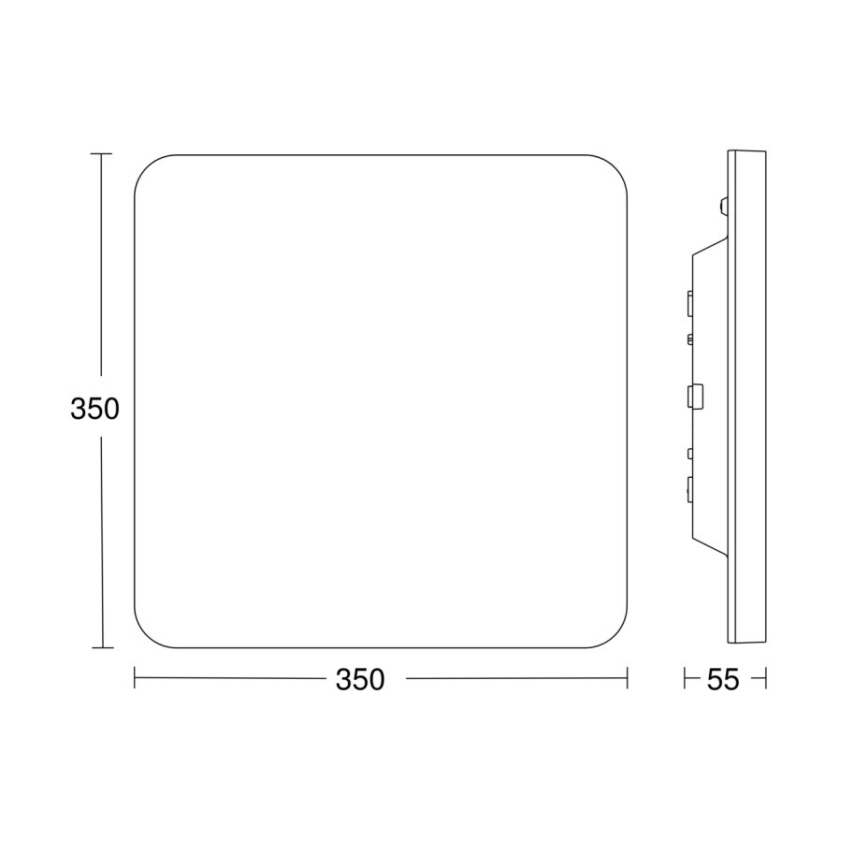 Steinel - LED Stmívatelné stropní svítidlo se senz.RSPROR30QBASICSC 23,26W/230V IP40 3000K