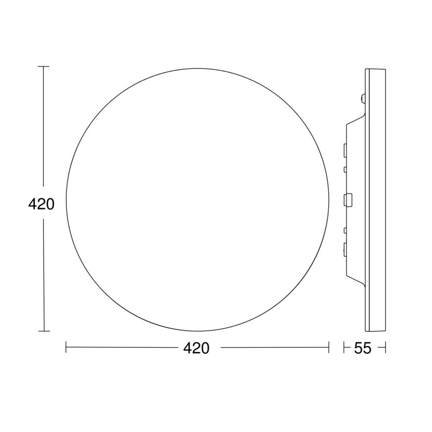 Steinel - LED Stmívatelné stropní svítidlo se senz.RSPROR30QBASICSC 23,26W/230V IP40 4000K