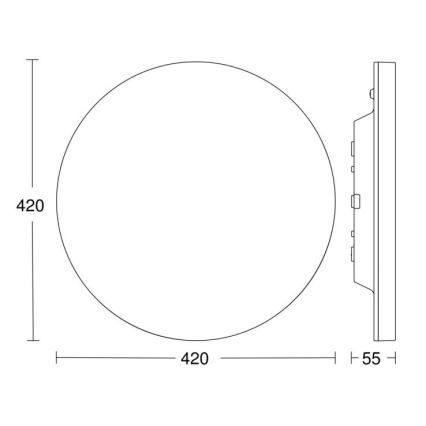 Steinel 067762 - LED Stmívatelné stropní svítidlo se senzorem RS PRO R30 plus SC 23,7W/230V 4000K IP40