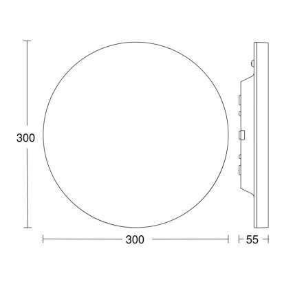 Steinel 067816 - LED Stmívatelné stropní svítidlo se senzorem RS PRO R10 BASIC SC LED/8,5W/230V 3000K IP40