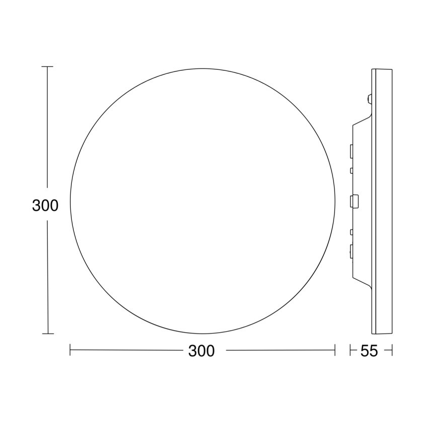 Steinel 067816 - LED Stmívatelné stropní svítidlo se senzorem RS PRO R10 BASIC SC LED/8,5W/230V 3000K IP40