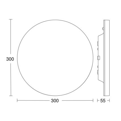 Steinel 067809 - LED Stmívatelné stropní svítidlo se senzorem RS PRO R10 BASIC SC LED/8,5W/230V 4000K IP40