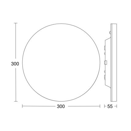 Steinel 067717 - LED Stmívatelné stropní svítidlo se senzorem RS PRO R10 PLUS SC 8,5W/230V IP40 3000K