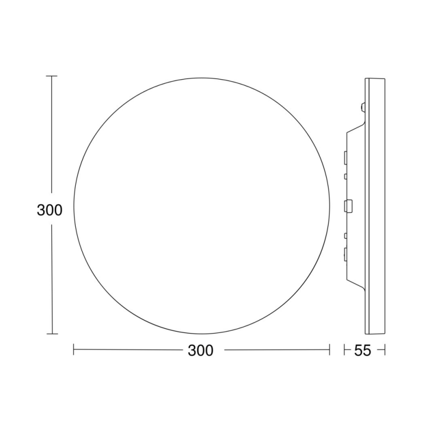 Steinel 067717 - LED Stmívatelné stropní svítidlo se senzorem RS PRO R10 PLUS SC 8,5W/230V IP40 3000K